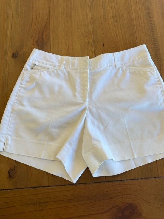 Pants - Women's White Shorts
